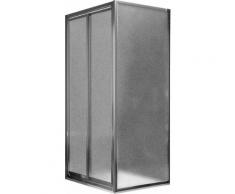 Box Doccia Angolare 75x70 Cm 2 Ante Battenti In Cristallo Opaco 4-6mm H185 Fosterberg Skagen Duo