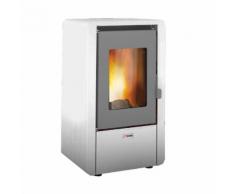 Stufa A Pellet Ad Aria 5,8 Kw 145 M3 King King 6 Bianca