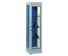 Vetrina Blindata Antiproiettile 18/19r Con 3 Ripiani Regolabili Technomax - 1800x450x450mm