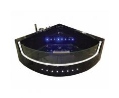 Vasca Da Bagno Idromassaggio Angolare 140x140 Cm Carnelli Black Shark