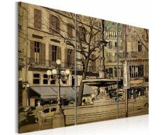 Quadro - Fontana Parigina Color Seppia 120x80cm Erroi