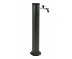 Fontana Da Giardino Con Rubinetto Belfer 42ar Grigio Antracite