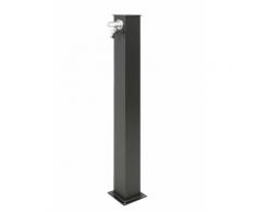 Fontana Da Giardino Con Rubinetto Belfer 42q Grigio Antracite