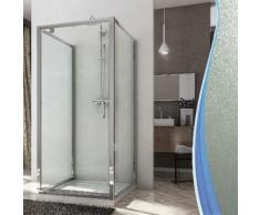 Box Doccia 3 Lati 70x75x70 Cm 1 Anta Battente In Cristallo Opaco 6mm H185 Fosterberg Koge Trio