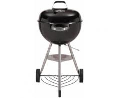 Barbecue A Carbone Carbonella In Acciaio Con Ruote Bauer Sfera Nero