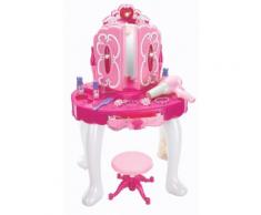 Specchiera Giocattolo Per Bambini Con Sgabello Miller Rosa