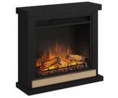 Camino Elettrico Da Pavimento Effetto Fiamma 1500w Tagu Hagen Nero