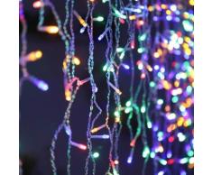 Ghirlanda a tenda 14 pendenti 140 led IP44 multicolor GHI-140LED-MULTICOLOR