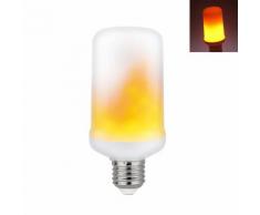 Lampadina LED attacco grande E27 5w effetto fiamma per decorazione