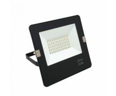 Faro Proiettore Esterno 30w Faretto A Led Nero Ultra Sottile Slim IP65