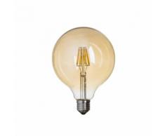 Lampadina LED 6w E27 G95 a filamento edison amber vintage LE27-6-6W