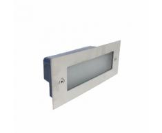 Faretto segnapasso Led 8w Rettangolare da muro incasso smd 2835 FC2-8W