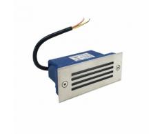 Faretto incasso Segnapasso LED 7w rettangolare da parete smd 2835 E4-7W