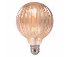 Lampadina Vintage LED filamento E27 6W sfera ambrata Pumpkin Zucca L74-6W-DIMM