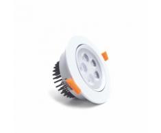 Faretto LED 5W da incasso diametro 109 mm orientabile driver incluso Fi33-5W
