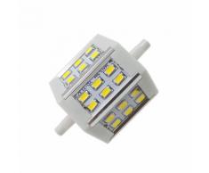 Lampadina r7s led 6W 78mm 18 led Silamp 230v L22-R7S-6W