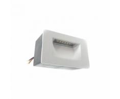 Segnapasso BIANCO 3w E11- faretto led da muro giardino casa illuminazione led