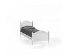 ART 1319 Letto singolo laccato bianco