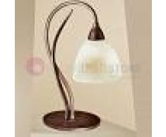 Lam Export Maser Lampada Da Comodino Ferro Battuto Rustico Classico