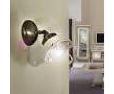 Ceramiche Borso Riparbella Applique Spot Orientabile Ottone Ceramica Rustico Country