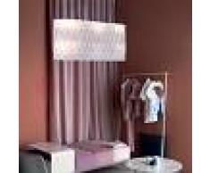 Linea Zero Illuminazione Amanda Sospensione Design Moderno Paralume Ovale L.90 Cm