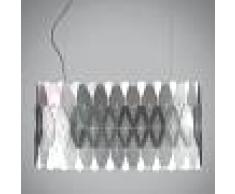 Linea Zero Illuminazione Amanda Sospensione Design Moderno Paralume Ovale L.60 Cm