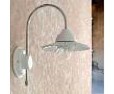 Iris Luce Bianca Applique Ceramica Specchio Bagno