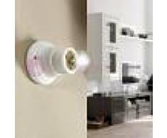 Ceramiche Borso Bellavista Mini Lampada A Soffitto Parete Faretto Ceramica Bianca