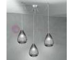 Due P Illuminazione Goccia Lampada A Sospensione A 3 Luci In Vetro Design Moderno
