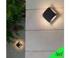 Faro Bu-Oh Applique Quadrato Led Da Esterno Design Moderno Ip65