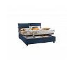 Twist Design Letto matrimoniale Noemi con contenitore blu