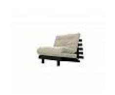 Karup Divano Letto Roots 90 cm beige con struttura wengè