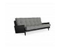 Karup Divano letto Indie di grigio con struttura nera