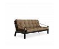 Karup Divano letto Poetry mocca con struttura nera