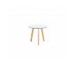 Flow Fusion Design Tavolino rotondo con top in vetro HET021