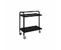 Twist Design Carrello Cucina in metallo e mdf Scorpio Nero