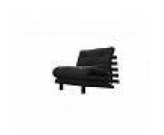 Karup Divano Letto Roots 90 cm grigio scuro con struttura wengè