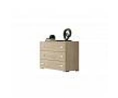 Flow Fusion Design Comò 3 cassetti color olmo astoria linea Iside