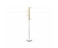 Twist Design Appendiabiti Winston in metallo bianco e legno