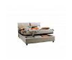 Twist Design Letto matrimoniale Noemi con contenitore tortora