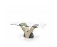 Stones Tavolo Papillon bianco e grigio top 200 cm FS/022/MG/B
