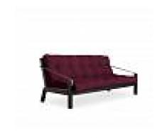 Karup Divano letto Poetry bordeaux con struttura nera