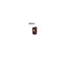 Qlima Stufa A Pellet Qlima Modello Eleonora 74 S-Line, 7,45 Kw Con Telecomando - Rosso
