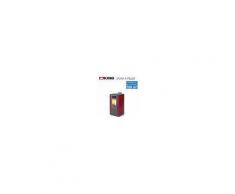 King Stufa A Pellet 10 Kw Mod. King 118 Bordeaux Per Ambienti Fino A 100 Mq – New