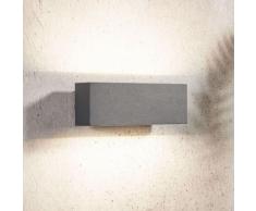 Applique da esterni LED Oliver grigio scuro, 18 cm