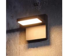 Applique da esterni LED Silvan, grigio scuro