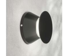 Applique da esterni LED Edna tonda, grigio scuro