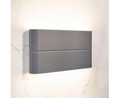 Applique da esterni LED Salka grigio scuro 17,5 cm