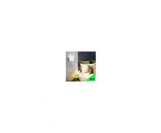 Perenz Srl Level Lampada A Parete Bianca A Led Con Faretto E Presa Usb