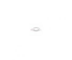 Gea Luce Srl Quasar Faretto Da Incasso Tondo Gu10 Alluminio Bianco Con Vetro